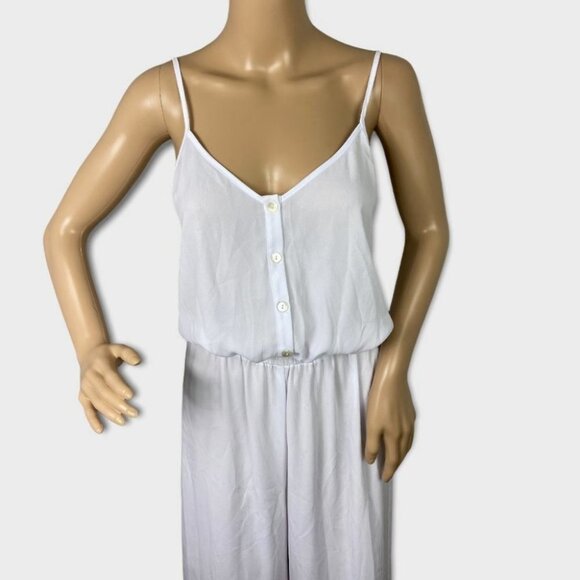 NWT Show Me Your Mumu White Crop Wide Leg Jumpsuit New With Tags Size Small Boho - Picture 6 of 15